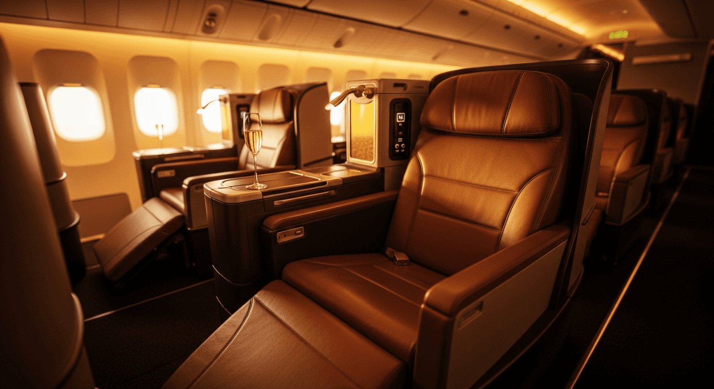 Luxury business class cabin